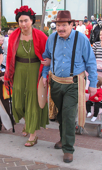 Diego Rivera and Frida Kahlo Halloween Costumes